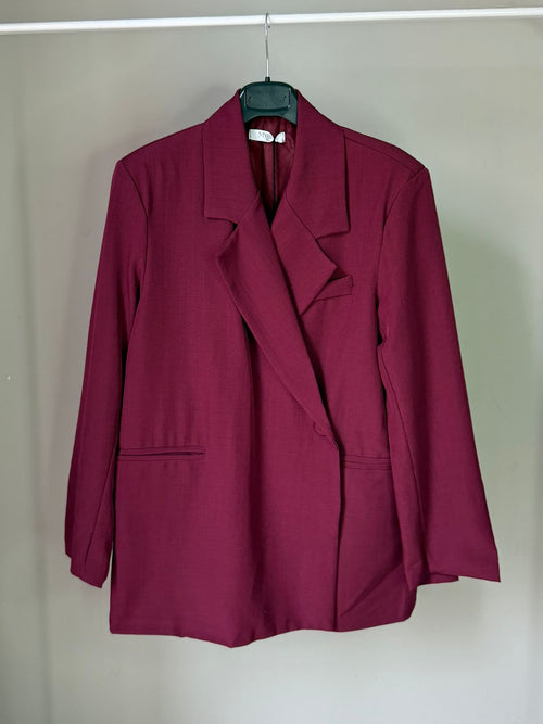 blazer bordeaux