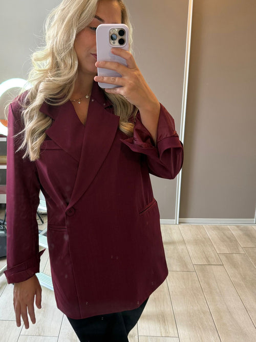 blazer bordeaux